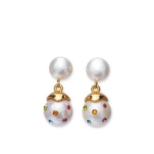 ISO Lizzie Fortunato- Pearl Confetti earrings
